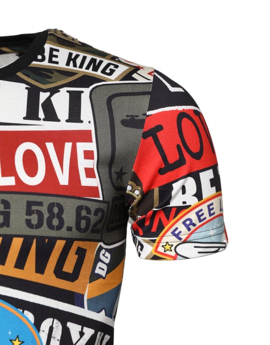 Collage-Patchwork-Grafik-T-Shirt - Image 4