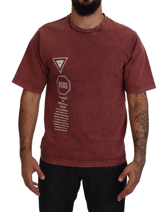 Grafik T-Shirt mit Stoppschild-Print - Image 1