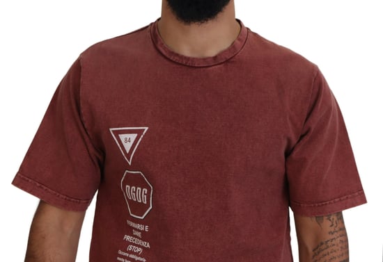 Grafik T-Shirt mit Stoppschild-Print - Image 4