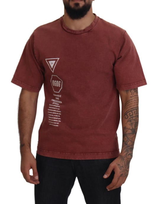 Grafik T-Shirt mit Stoppschild-Print - Image 5
