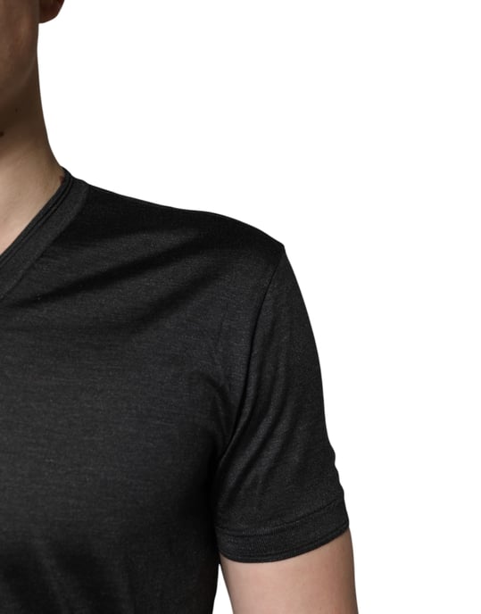 V-Ausschnitt Kurzarm-T-Shirt - Image 5