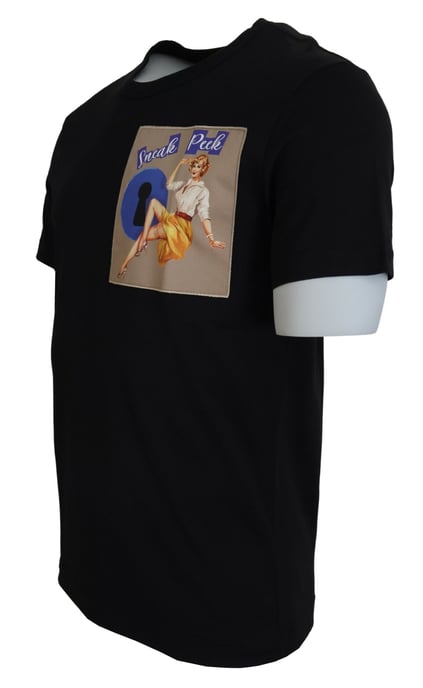 Sneak Peek Schlüsselloch Grafik T-Shirt - Image 2