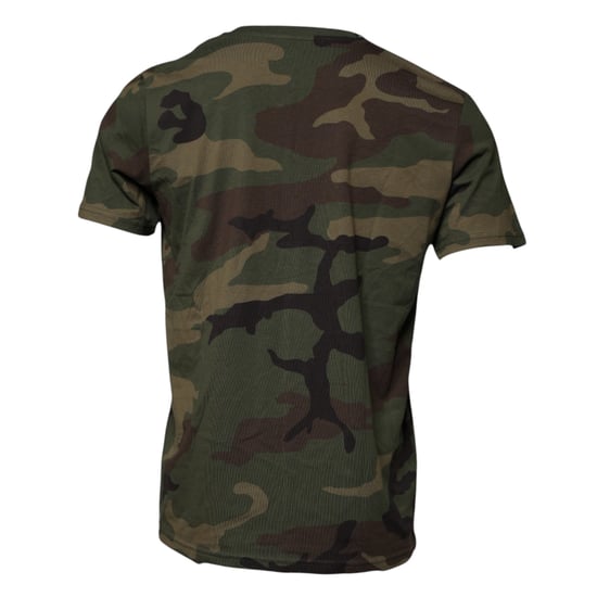 Tarnmuster T-Shirt mit kurzen Ärmeln und Rundhalsausschnitt - Image 4