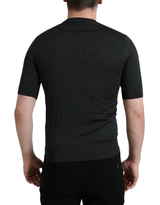 Crew-Neck Strick-T-Shirt Tsh84602 - Image 3