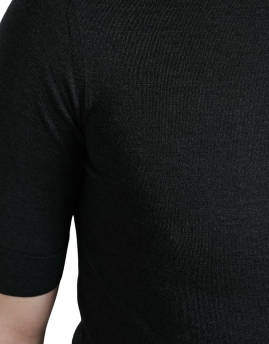 Crew-Neck Strick-T-Shirt Tsh84602 - Image 5
