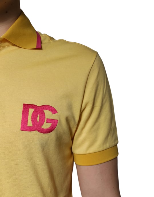DG Polo-Shirt mit gesticktem Logo - Image 5