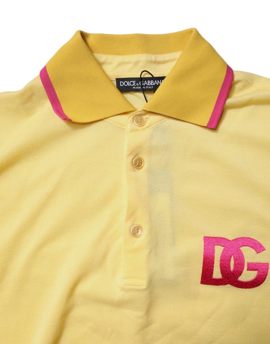 DG Polo-Shirt mit gesticktem Logo - Image 6