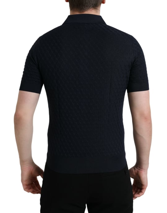 Strick Polo-Shirt mit kurzen Ärmeln - Image 2