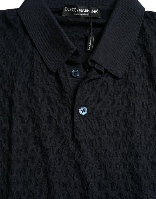 Strick Polo-Shirt mit kurzen Ärmeln - Image 5