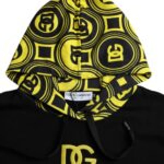 Dolce & Gabbana Kapuzensweatshirt mit DG-Muster - Schwarz - Image 6