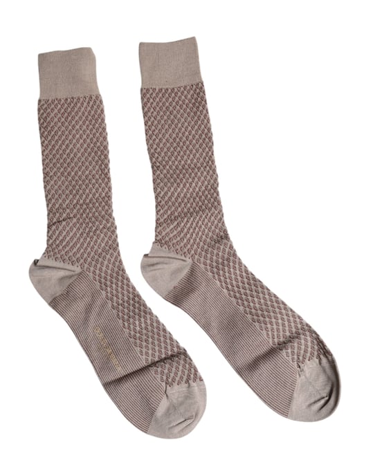Geometrisches Muster Crew-Socken - Image 1