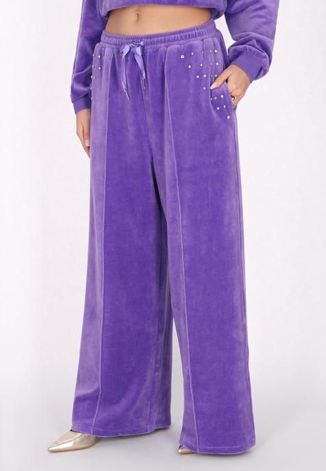 Faina Hose Frauen Violett - Image 3
