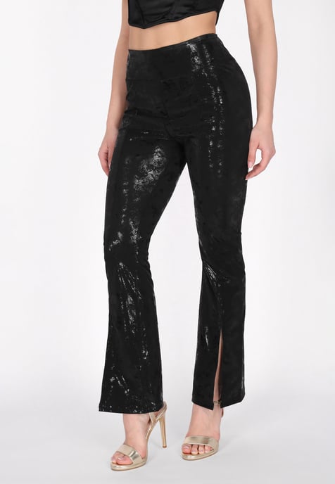 Faina Hose Frauen Schwarz - Image 3