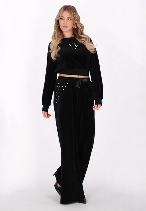 Faina Hose Frauen Schwarz - Image 2