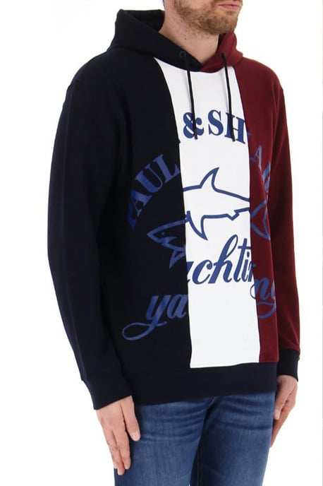 Yachting Tricolor Panel Kapuzenpullover - Image 3