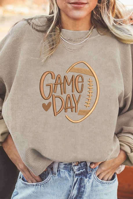 Spieltag Fußball Sweatshirt - Image 1