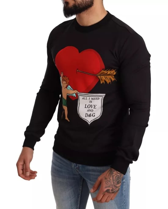 Cupid Herz Sweatshirt Langarm Crewneck - Image 5