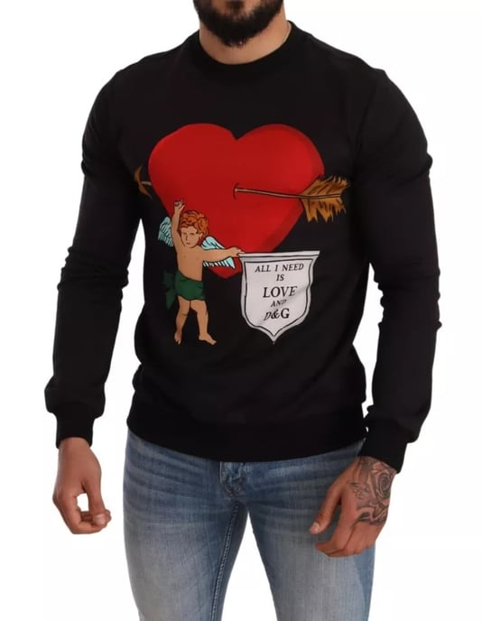Cupid Herz Sweatshirt Langarm Crewneck - Image 6