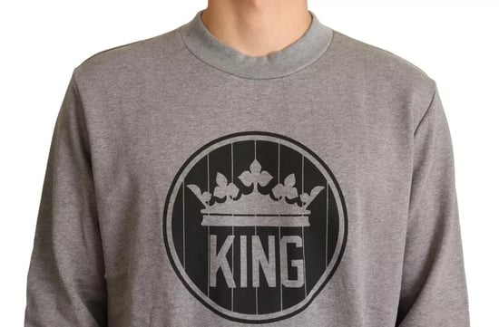 König Sweatshirt Grauer Rundhals - Image 2