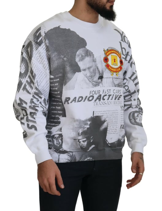 Crew-Neck Sweatshirt mit Collage-Druck - Image 2
