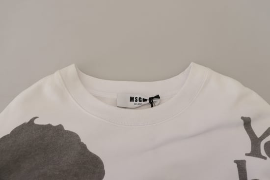 Crew-Neck Sweatshirt mit Collage-Druck - Image 6