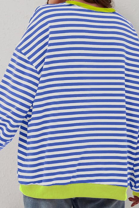 Gestreiftes Pullover-Sweatshirt - Image 2