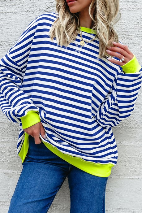 Gestreiftes Pullover-Sweatshirt - Image 3