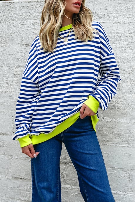 Gestreiftes Pullover-Sweatshirt - Image 6