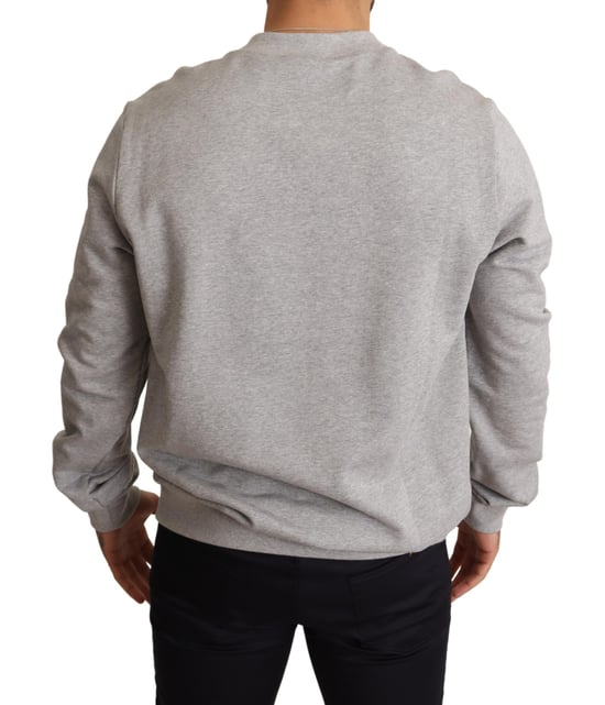 König Sweatshirt Grauer Rundhalsausschnitt - Image 3