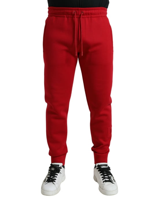 Rote Baumwoll-Jogginghose Pan75045 - Image 1