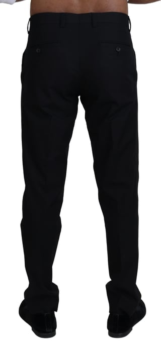 Klassische Passform Hose Schwarz - Image 3
