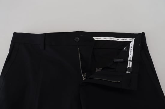 Klassische Passform Hose Schwarz - Image 4