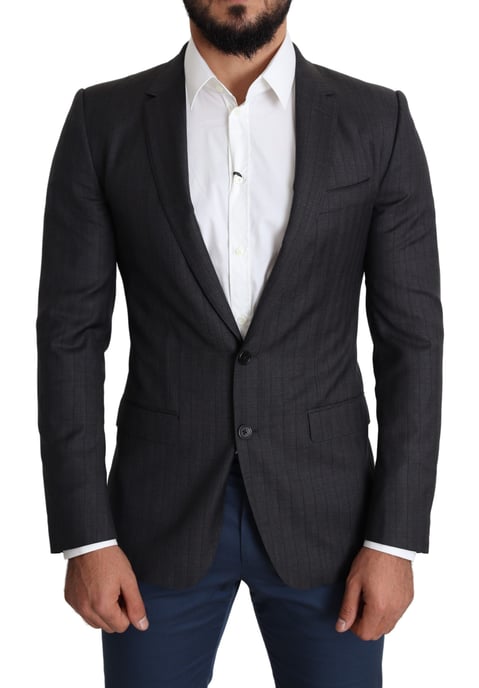 Klassisches Slim Fit Nadelstreifen-Blazer Jkt2774 - Image 1
