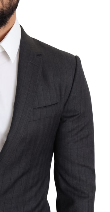 Klassisches Slim Fit Nadelstreifen-Blazer Jkt2774 - Image 4
