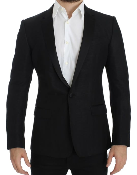 Klassischer Schnitt Blazer Schwarz - Image 1