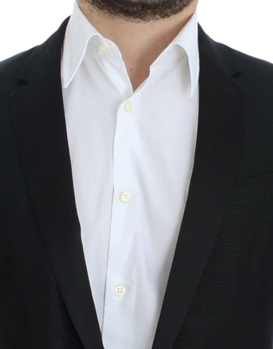 Klassischer Schnitt Blazer Schwarz - Image 5