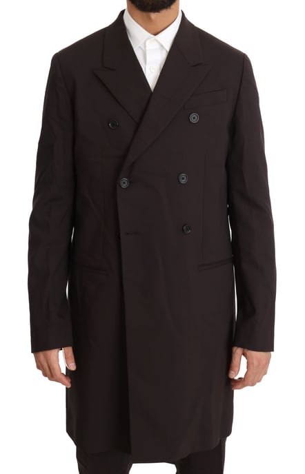 Dolce Gabbana Doppelt bezogener langer Mantel - Image 4