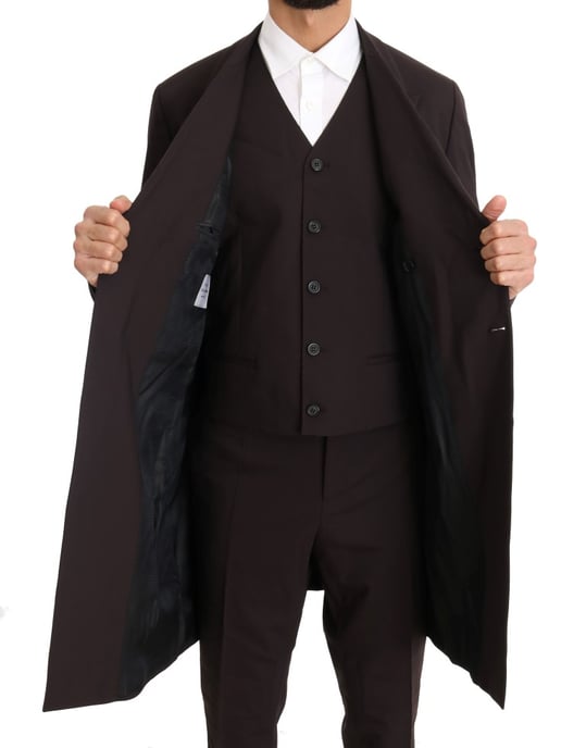 Dolce Gabbana Doppelt bezogener langer Mantel - Image 5