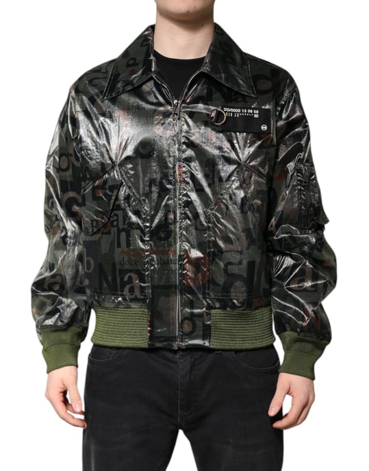 Bomberjacke mit Buchstabenprint - Image 1