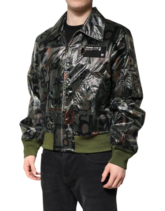 Bomberjacke mit Buchstabenprint - Image 3