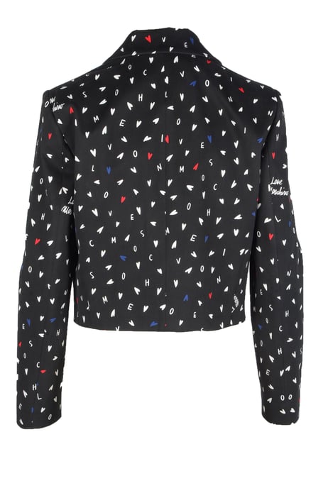 Gekürzter Blazer mit Herzmuster - Image 2