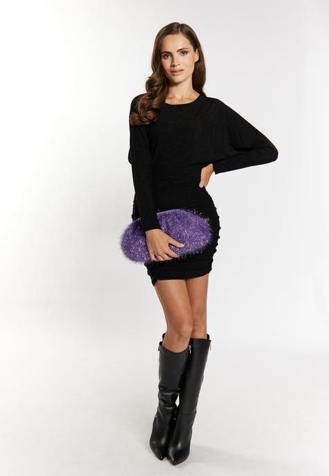 Faina Clutch/Abendtasche Damen lila - Image 3