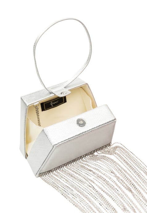Faina Clutch/Abendtasche Damen Silber - Image 4