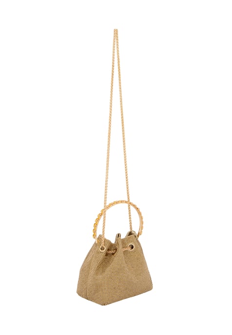 Faina Beuteltasche Beuteltasche Frauen Gold - Image 2