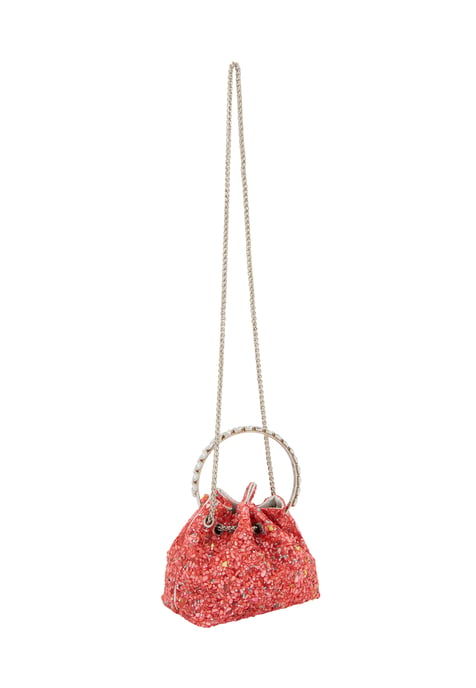 Faina Beuteltasche Beuteltasche Frauen rot mehrfarbig - Image 2