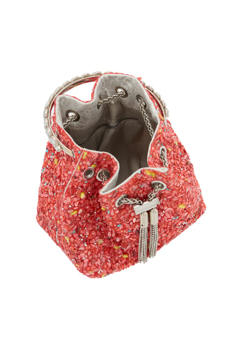 Faina Beuteltasche Beuteltasche Frauen rot mehrfarbig - Image 3