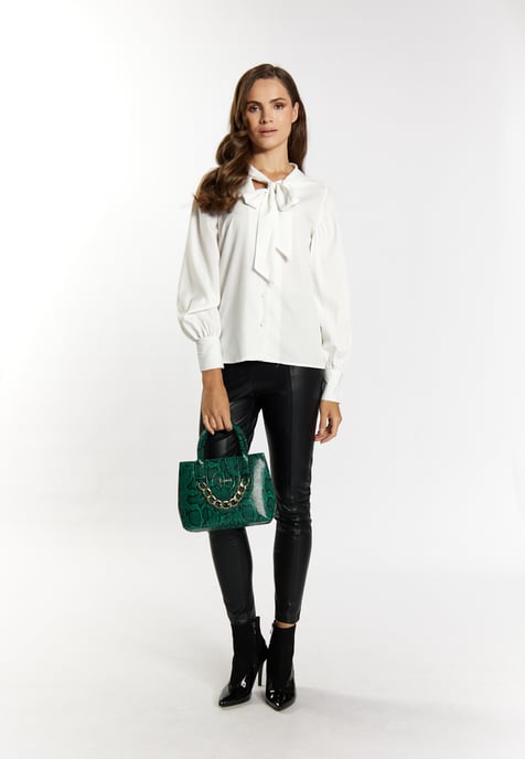 Faina Henkeltasche Damen Grün Schwarz - Image 3