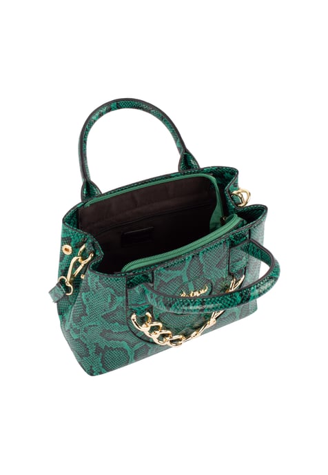 Faina Henkeltasche Damen Grün Schwarz - Image 4