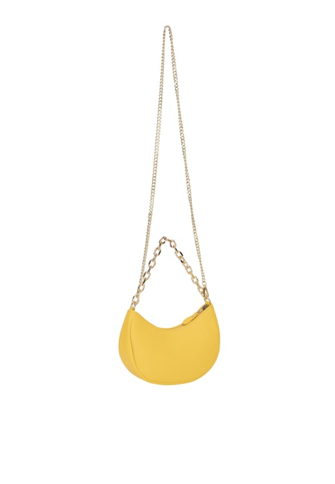 FELIPA Schultertasche aus Leder Damen Dunkle Zitrone - Image 2