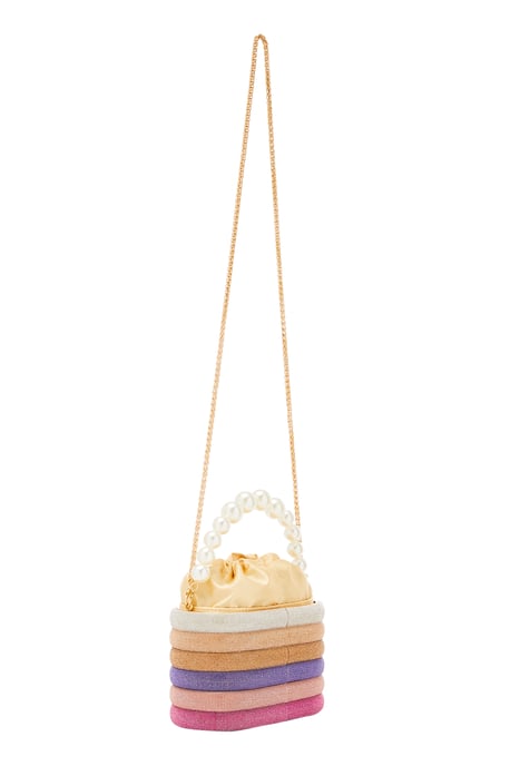 FELIPA Handtasche Damen Rosa Mehrfarbig - Image 4